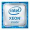Ein Prozessor mit der Aufschrift 'Intel Xeon inside', umgeben von einem blauen, schaltkreisartigen Design, dargestellt.
