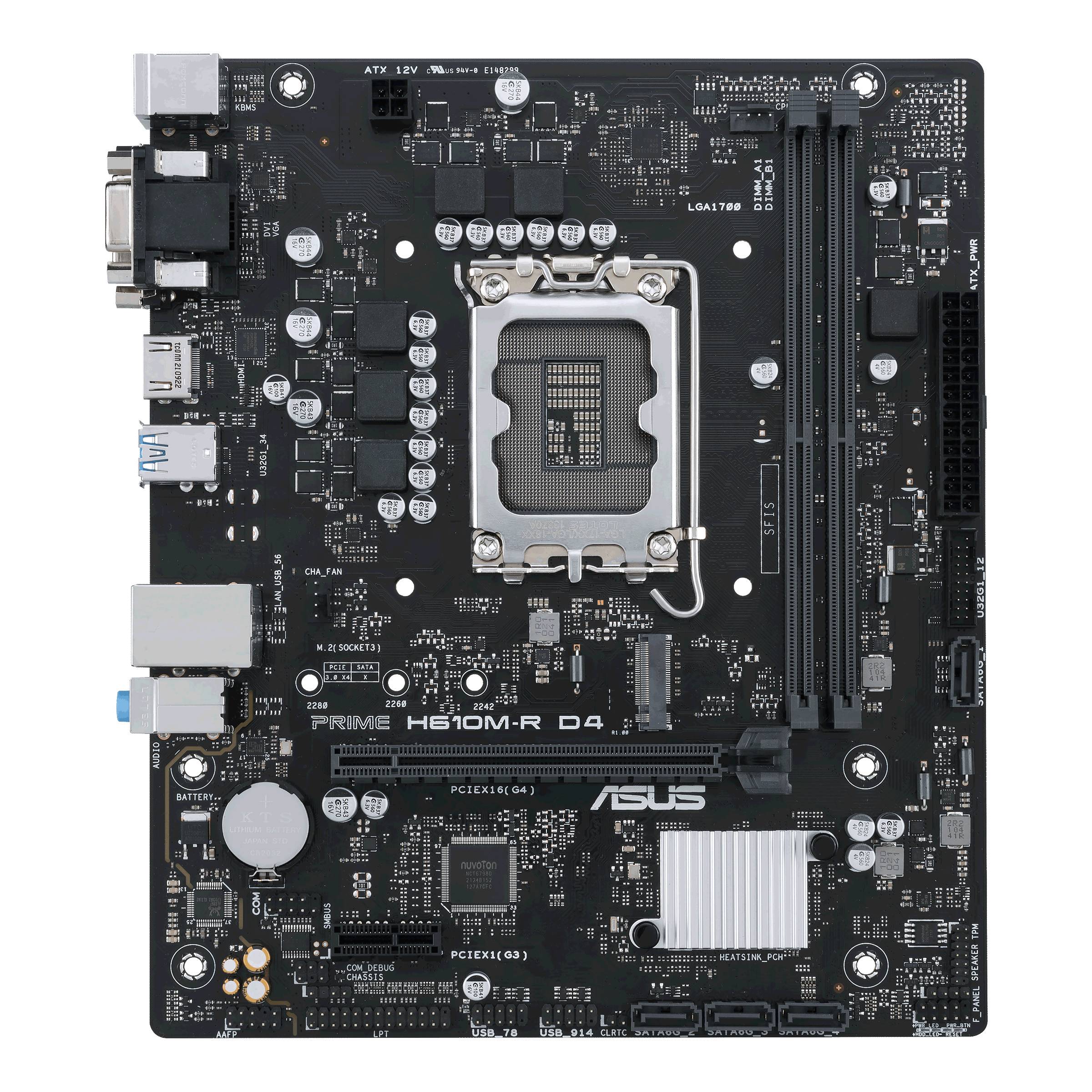 ASUS PRIME H610M-R D4 S1700