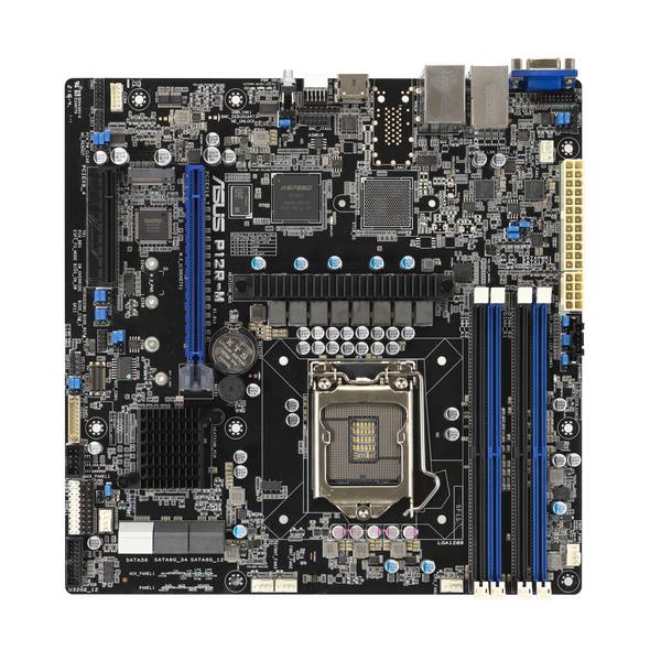 Asus P12R-M Mainboard Sockel (PC) Intel® LGA 1200 Formfaktor (Details) Micro-ATX Mainboard-Chipsatz Intel® C252