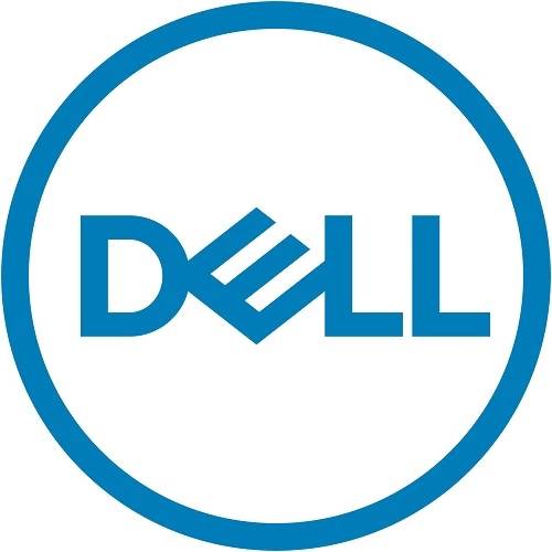 Das Bild zeigt das blaue Logo der Marke 'Dell', bestehend aus dem Schriftzug 'DELL' in einem Kreis auf weißem Hintergrund.