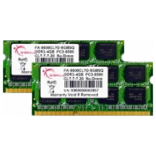 G.Skill FA-8500CL7D-8GBSQ Laptop-Arbeitsspeicher Modul DDR3 8 GB 2 x 4 GB 1066 MHz 204pin SO-DIMM FA-8500CL7D-8GBSQ