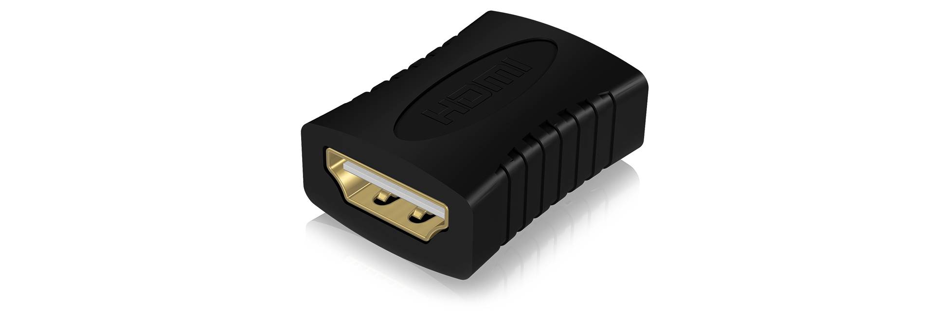 RAIDSONIC HDMI Adapter IcyBox HDMI -> HDMI Bu/Bu IB-CB005 (b)