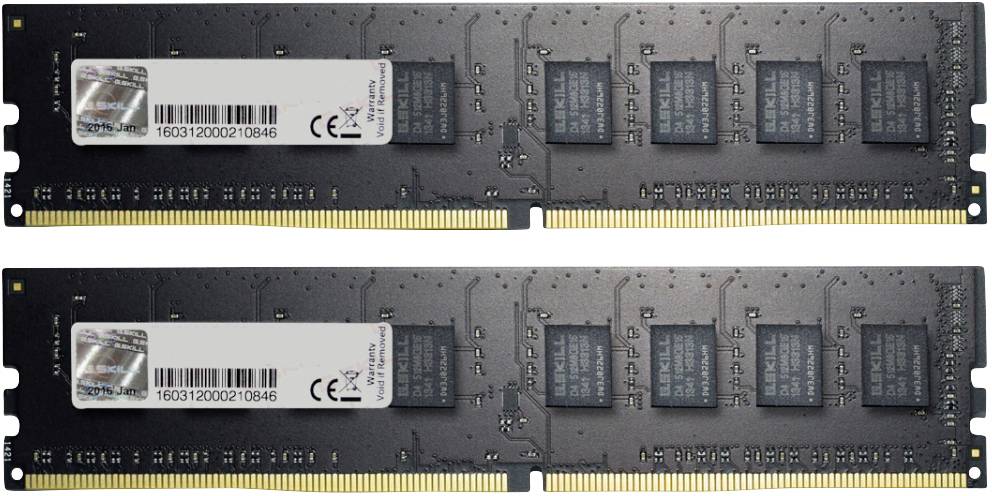 G.Skill Value PC-Arbeitsspeicher Kit DDR4 16 GB 2 x 8 GB 2666 MHz 288pin DIMM F4-2666C19D-16GNT