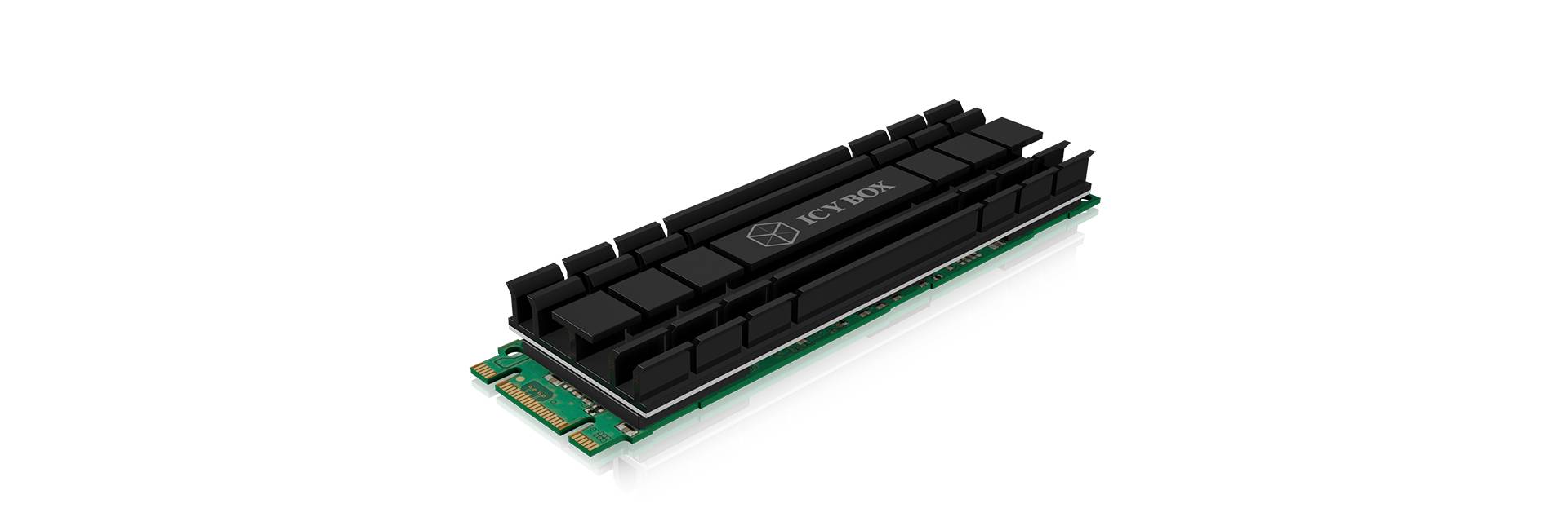 RAIDSONIC Kühlkörper IcyBox SSD M.2 2280 IB-M2HS-701 black
