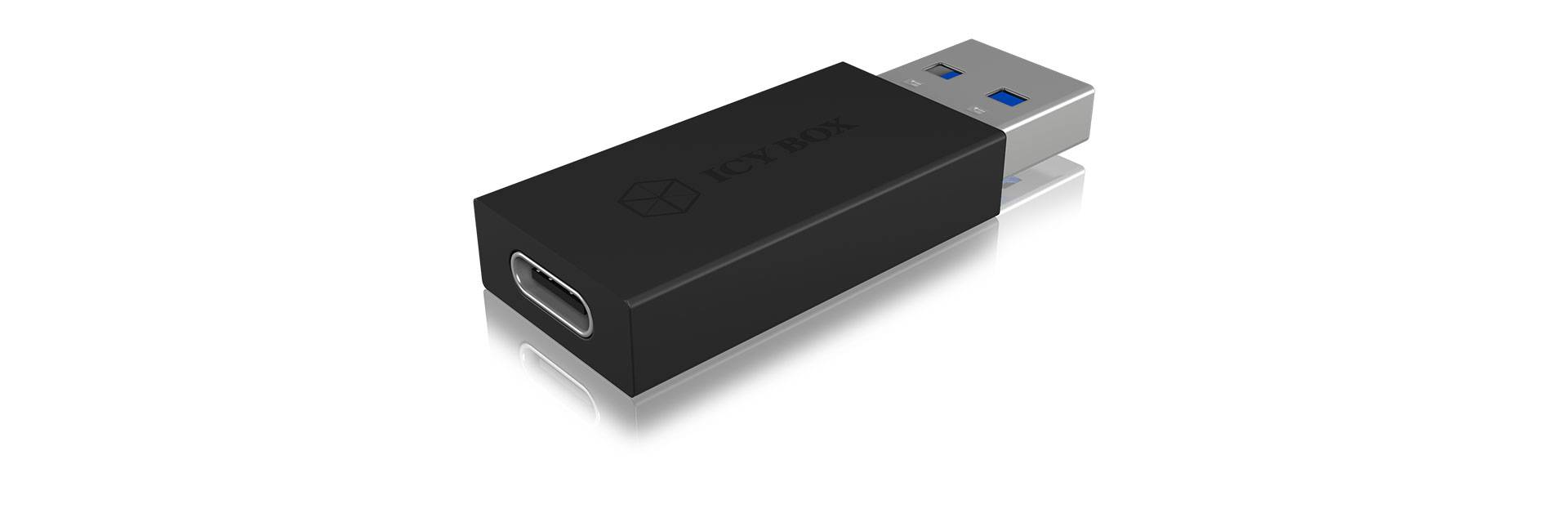 RAIDSONIC Adapter IcyBox USB 3.1 Type A Stecker -> USB Type C Stecker retail