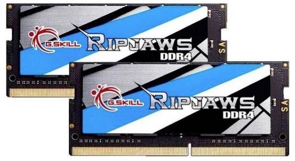G.Skill Ripjaws Laptop-Arbeitsspeicher Modul   DDR4 32 GB 2 x 16 GB  2400 MHz 260pin SO-DIMM  F4-2400C16D-32GRS