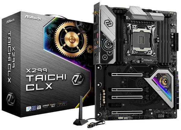 ASRock X299 Taichi CLX - Motherboard - ATX - LGA2066 Socket - X299 Chipsatz - USB-C Gen2, USB 3.2 Gen 1, USB 3.2 Gen 2 -