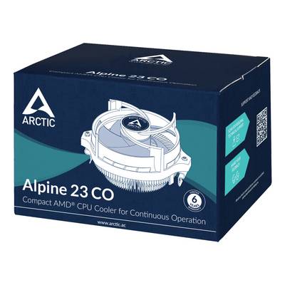 Arctic Alpine 23 CO - Kompakter AMD CPU-Kühler für den Dauerbetrieb CPU-Kühler mit Lüfter AMD® AM4, AMD® AM5-7
