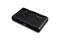 Schwarzes, rechteckiges USB-C-Dock mit beleuchtetem Knopf, Anschlüssen an den Seiten und Beschriftungen 'TOP SIDE', 'M1 SV', 'M2 SV'.