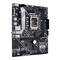 Hauptplatine ASUS Prime H610M-A WiFi D4 in Schwarz und Silber mit mehreren Anschlüssen und Slots, geeignet für Intel-Prozessoren.