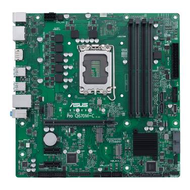 Asus PRO Q670M-C-CSM Mainboard Sockel (PC) Intel® LGA 1700 Formfaktor (Details) Micro-ATX Mainboard-Chipsatz Intel® Q670