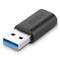 USB-Stick mit schwarzem Gehäuse und der Aufschrift 'LINDY' dient zur Speicherung und Übertragung digitaler Daten.