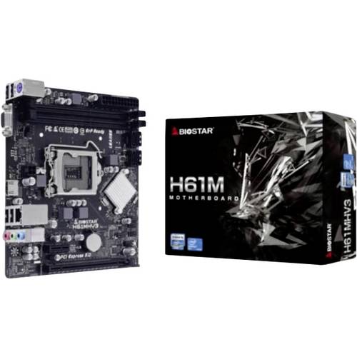Thumbnail - BioStar H61MHV3 Mainboard Sockel (PC) Intel® LGA 1155 Formfaktor (Details) Micro-ATX Mainboard-Chipsatz Intel® H61