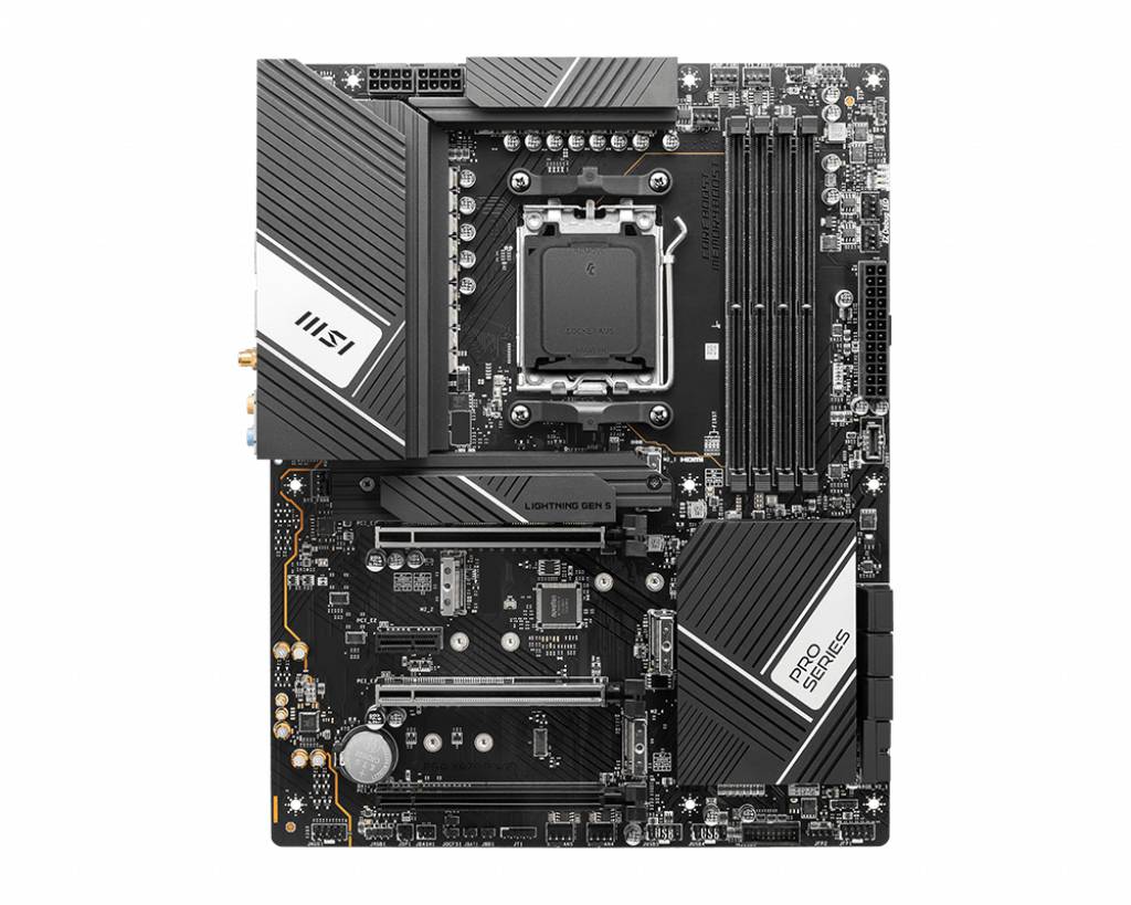 PRO X670-P WIFI, AMD, Buchse AM5, DDR5-SDRAM, 128 GB, DIMM, Dual-channel-2