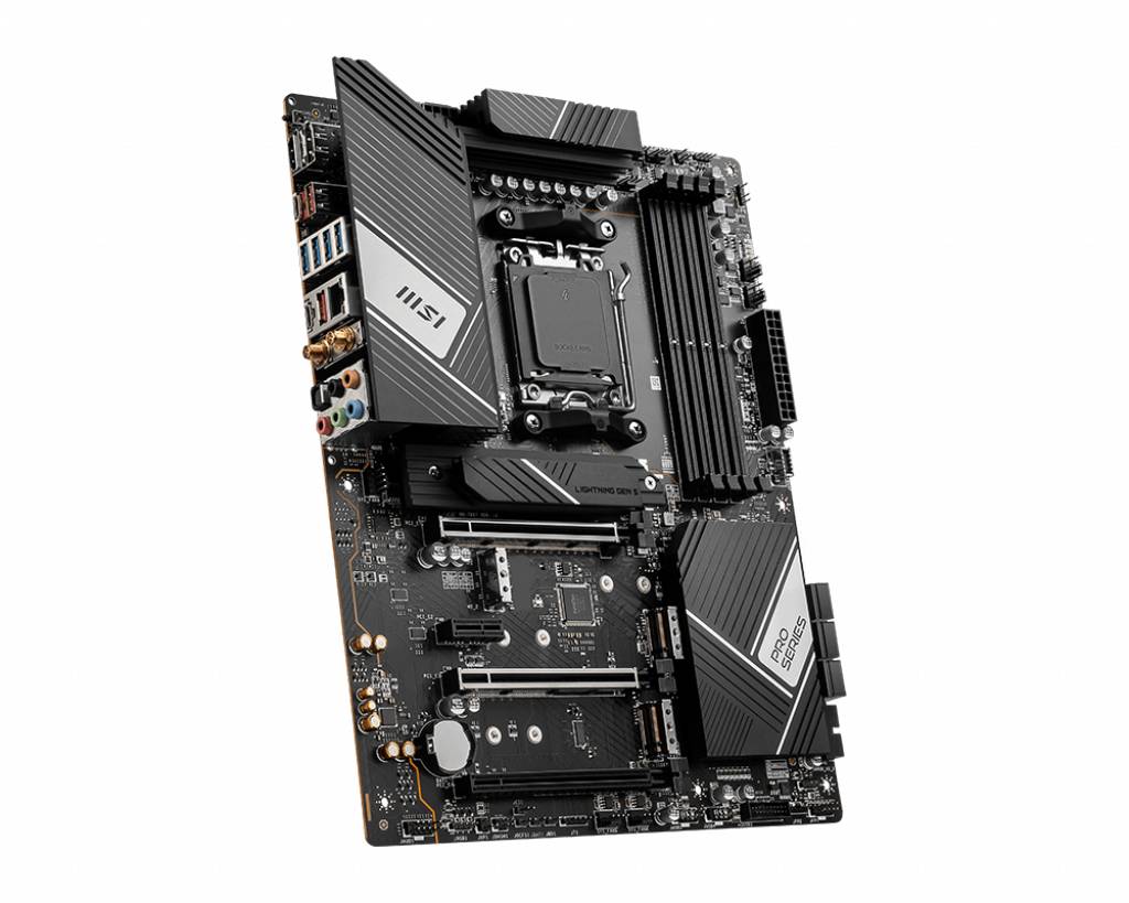 PRO X670-P WIFI, AMD, Buchse AM5, DDR5-SDRAM, 128 GB, DIMM, Dual-channel-4