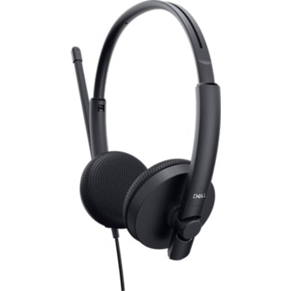 Dell Dell Stereoheadset WH1022 On Ear headset Zwart