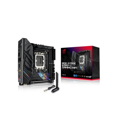 Thumbnail - ASUS ROG STRIX B760-I GAMING WIFI - Motherboard - Mini-ITX - LGA1700-Sockel - B760 Chipsatz - USB 3.2 Gen 1, USB-C 3.2 G