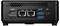 'Kleiner schwarzer Computer mit Anschlüssen: HDMI, DisplayPort, zwei Ethernet-Ports, zwei USB 3.0-Ports, Netzteilanschluss.'