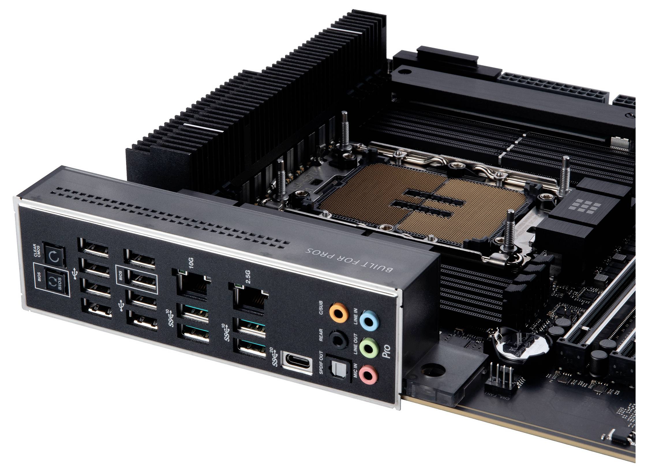 Asus MB ASUS PRO WS W790-ACE Mainboard Sockel (PC) Intel® LGA 4677 Formfaktor (Details) SSI CEB-3