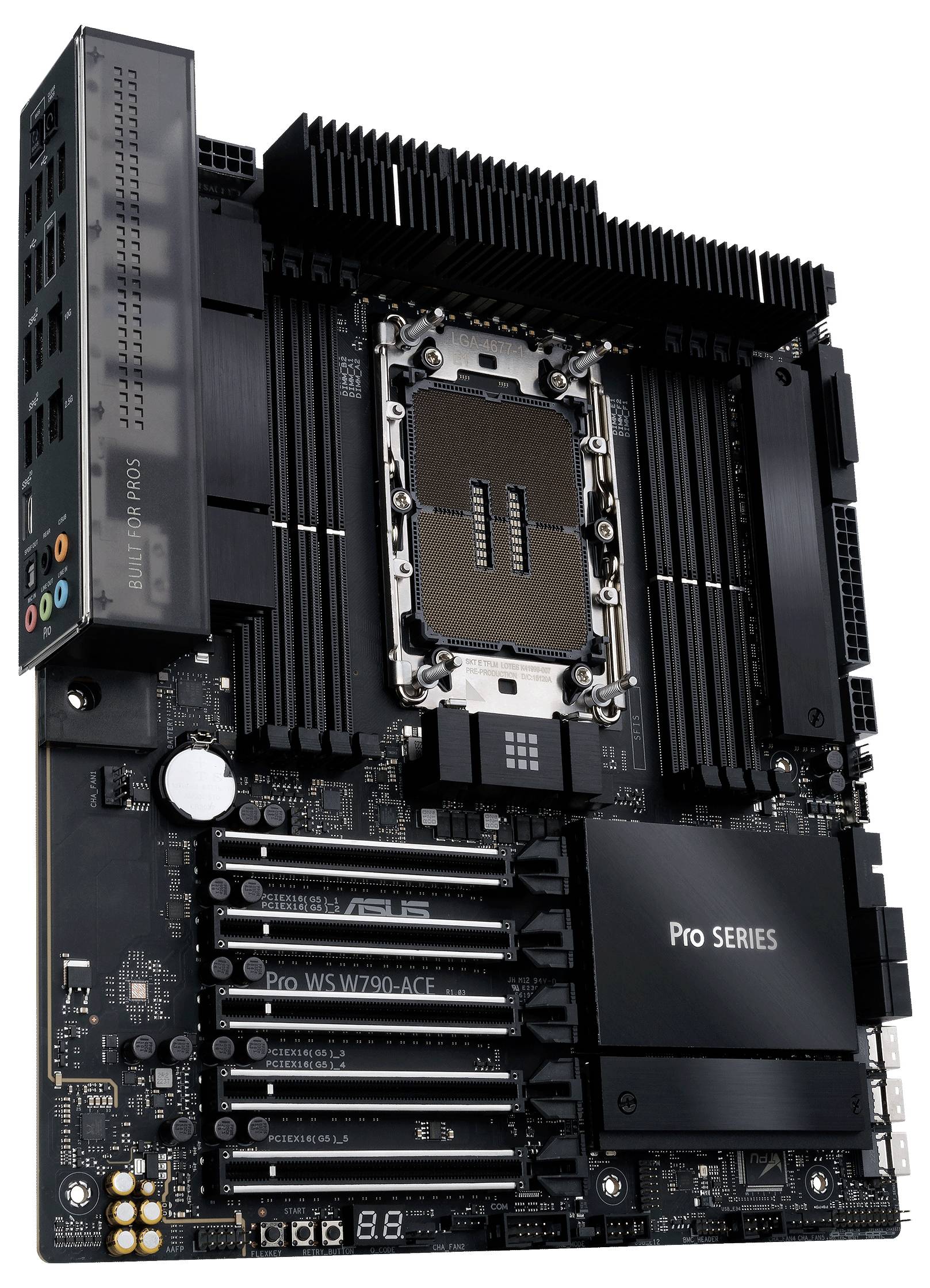 Asus MB ASUS PRO WS W790-ACE Mainboard Sockel (PC) Intel® LGA 4677 Formfaktor (Details) SSI CEB-7