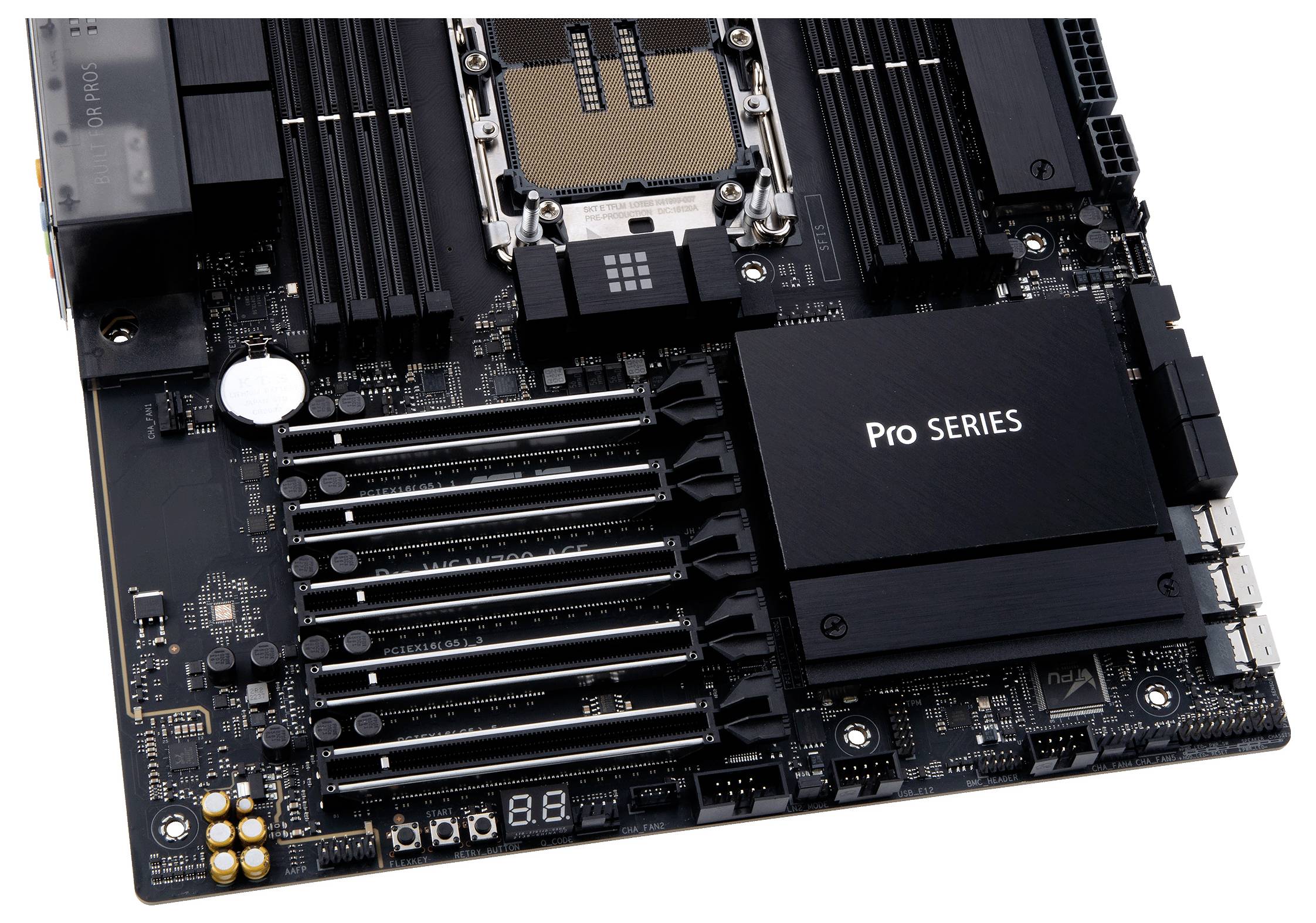 Asus MB ASUS PRO WS W790-ACE Mainboard Sockel (PC) Intel® LGA 4677 Formfaktor (Details) SSI CEB-12
