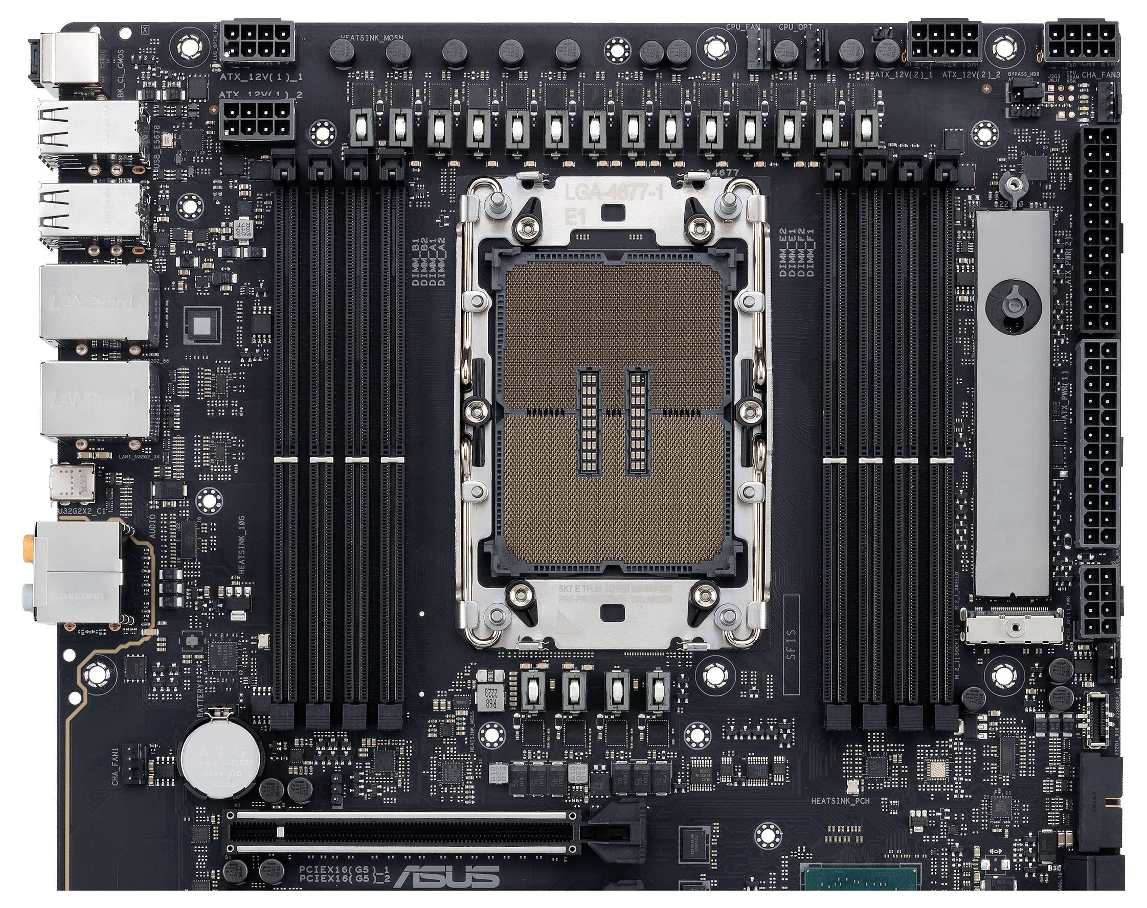 Asus MB ASUS PRO WS W790-ACE Mainboard Sockel (PC) Intel® LGA 4677 Formfaktor (Details) SSI CEB-13