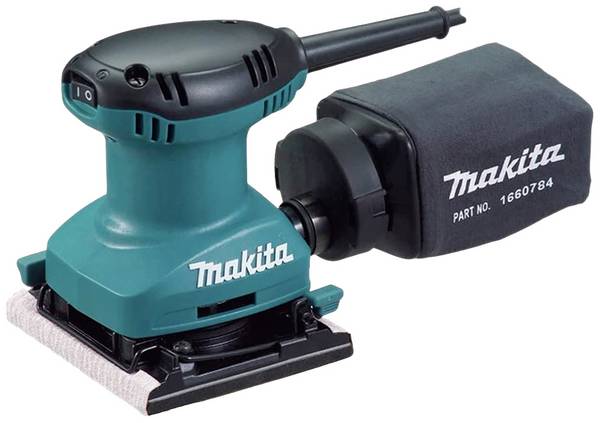 Makita BO 4557 - 180 Watt Faust Schwing Schleifer mit Staubbox
