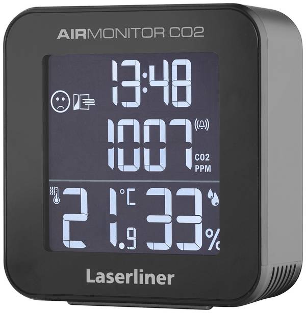 Laserliner AirMonitor CO2 Kohlendioxid-Messgerät 400 - 9999 ppm