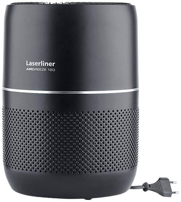 Laserliner 085.120A AirBreeze 120 Luftreiniger 30 m² Schwarz
