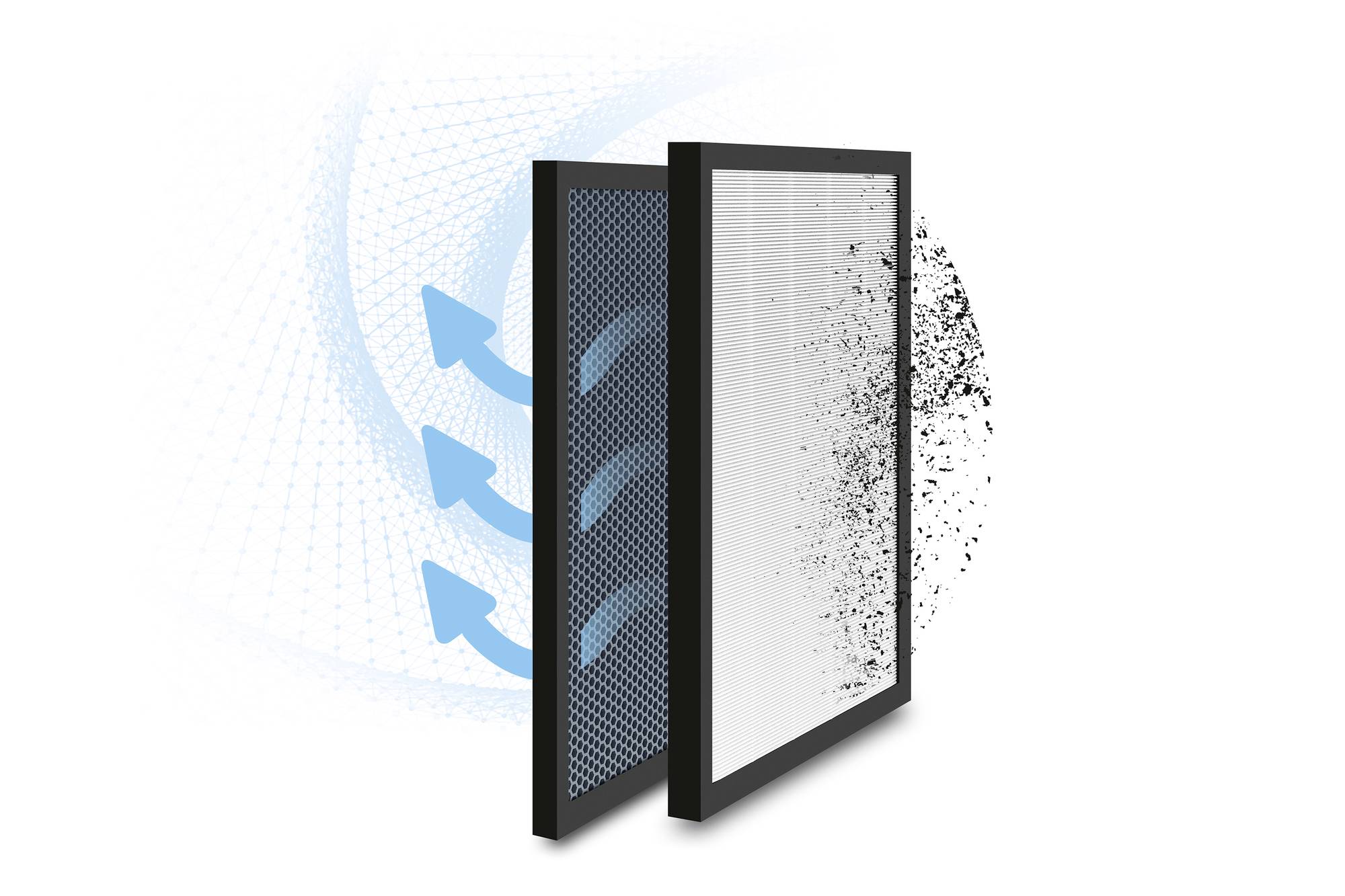 Laserliner 085.361A AirBreeze 360 Filter-Set Ersatz-Filter Weiß/Schwarz-3