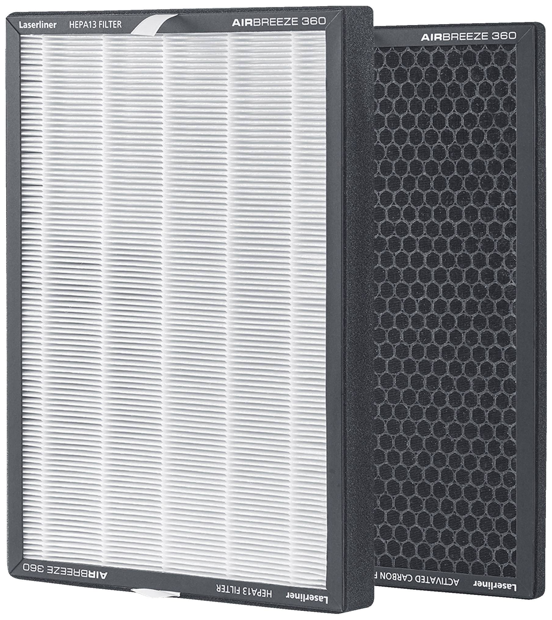 Laserliner 085.361A AirBreeze 360 Filter-Set Ersatz-Filter Weiß/Schwarz