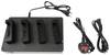 Brodit 216369 Ladeadapter 4 x Samsung, Galaxy Xcover 5 mit Europa-Adapter, mit UK-Adapter, mit USA-Adapter