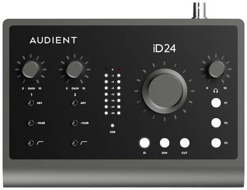 Audio Interface Audient iD24 Monitor-Controlling, inkl. Software