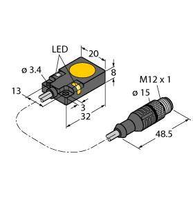 Turck Schreib-Lese-Kopf HF TB-Q08-0.15-RS4.47T