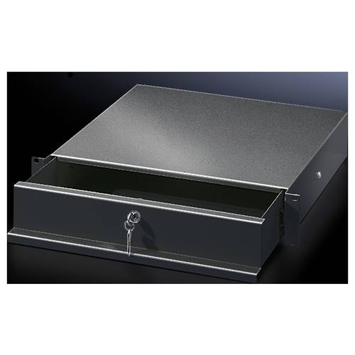 Rittal 5502325 19 Zoll Netzwerkschrank-Schublade 3 HE Schwarz