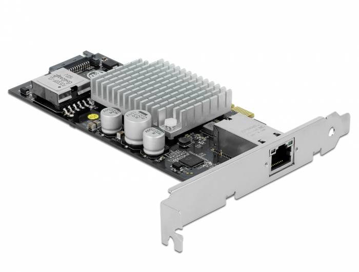 DELOCK PCI Express Karte zu 1 x 10GBase-T LAN PoE+ RJ45