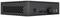 Schwarzes Mini-PC-Gehäuse mit Belüftungsgitter, zwei USB-Anschlüssen, einem Audioeingang und einem Audioausgang an der Vorderseite.