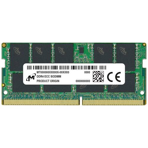 Micron MTA9ASF2G72HZ-3G2R Laptop-Arbeitsspeicher Modul DDR4 16 GB 1 x 16 GB ECC 3200 MHz 260pin SO-DIMM CL22 MTA9ASF2G72...