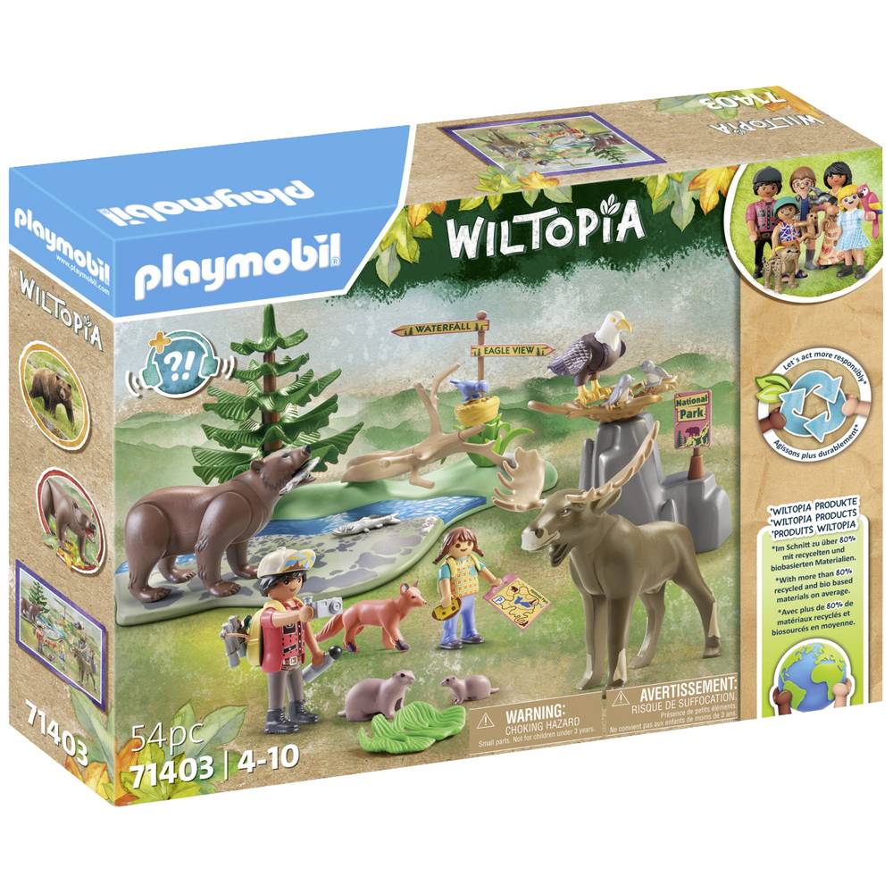 Playmobil® Constructie-speelset Wiltopia uitstapje bij de dieren Noord-Amerika (71403), Wiltopia ged