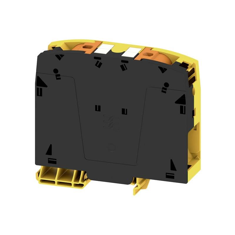Weidmüller 2742130000 Durchgangsklemme Push-In-Klemme, Steckanschluss Schwarz-Gelb 5 St.