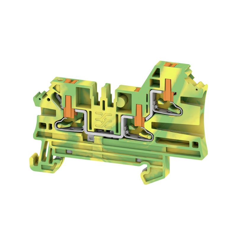 Weidmüller 2847600000 Schutzleiterklemme Push-In-Klemme, Steckanschluss Grün-Gelb 50 St. Piece