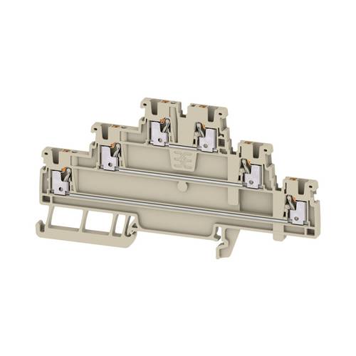 Weidmüller 2816930000 Mehrstockklemme Push-In-Klemme, Steckanschluss Dunkelbeige 50 St.