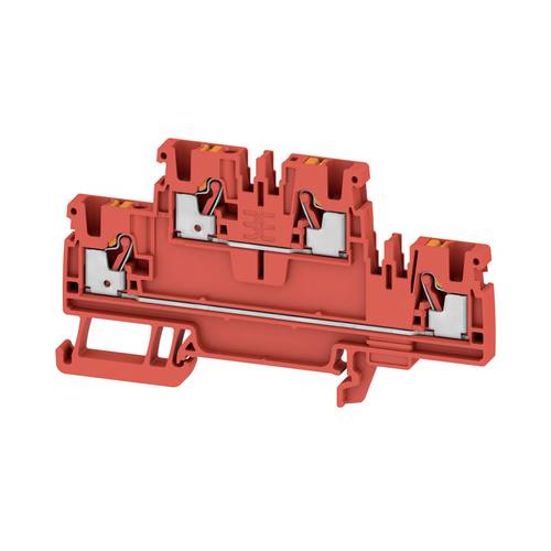 Weidmüller 2744240000 Mehrstockklemme Push-In-Klemme, Steckanschluss Rot 50 St.