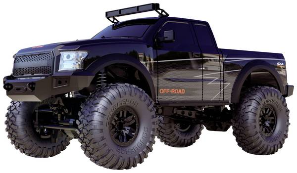 Amewi Dirt Climbing PickUp Brushed 1:10 RC Modellauto Elektro Crawler Allradantrieb (4WD) RtR 2,4 GHz Inkl. Akku und Ladegerät, mit Lichteffekt, inkl. Batterien