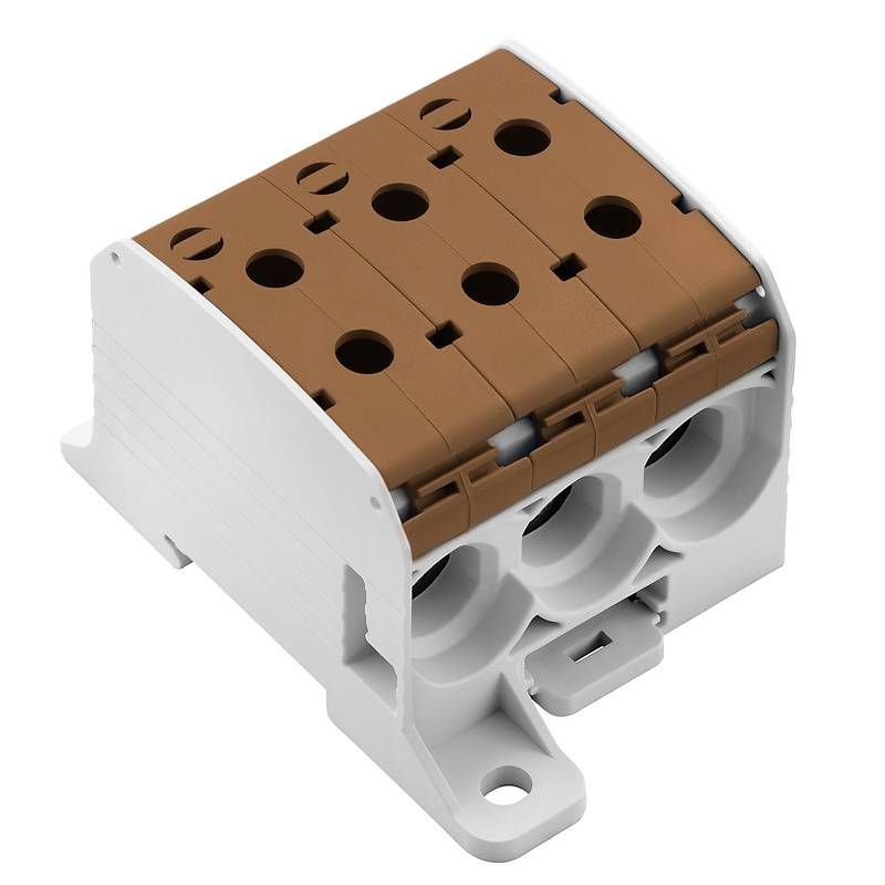Weidmüller 2874590000 Verteilerblock Schrauben Lichtgrau, Braun 1 St.