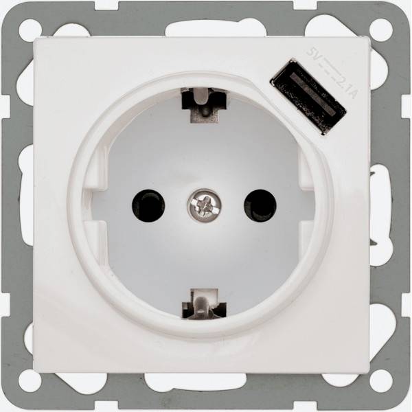 PEHA by Honeywell Einsatz USB-Steckdose Weiß 317991 1 St.