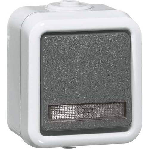 Thumbnail - PEHA by Honeywell 1fach Komplett Taster Grau 303111 1 St.