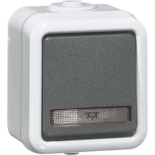 Thumbnail - PEHA by Honeywell 1fach Komplett Taster Grau 304111 1 St.