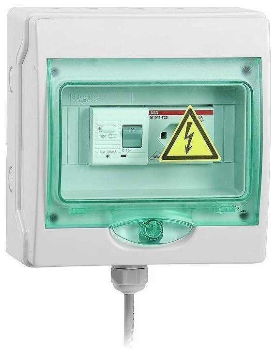 Schaltschrank-Steckdose Weidmüller PVC AC NOTSTROMBOX TYPE 23-0