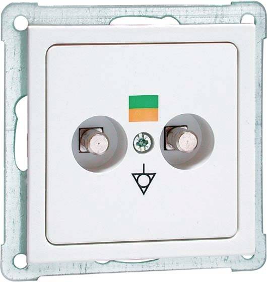 PEHA by Honeywell 2fach Einsatz Potenzial-Ausgleichsstecker-Dose Weiß 156421 1 St.